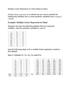 MLR Sample Problem Solving by Hand (1)