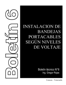6. INSTALACION DE BANDEJAS PORTACABLES(1)