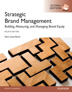 Strategic Brand Management Kevin Lane Keller (fourth edition)