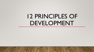 12 Principles of development