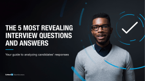 The 5 most revealing interview questions and answers