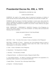 Presidential Decree No-856