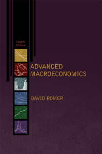 David Romer's Advanced Macroeconomics, 4th edition
