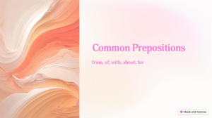 Common-Prepositions