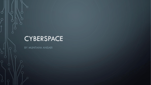 Cyberspace CE ppt
