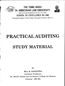 45 Practical Auditing