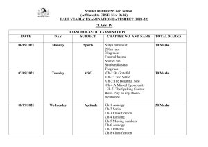 Class 4 HalfYearly Date and  Syllabus New (1)