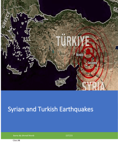 earth quakes syria and turkey 