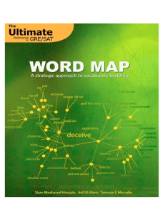 Word Map - A Strategic Approach to Vocabulary Buil