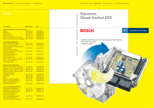 Bosch Electronic Diesel Control EDC