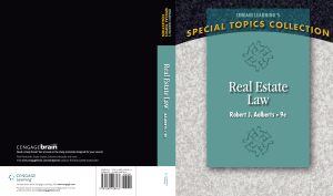 502 LP01 Legal Aspects RE Textbook 9th Edition