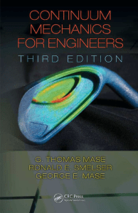 Continuum Mechanics for Engineers Mase 3