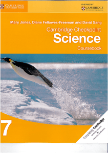 Cambridge Science Coursebook7