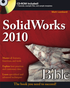 SolidWorks 2010 Bible