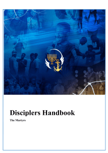 The Disciplers' Handbook- The Martyrs