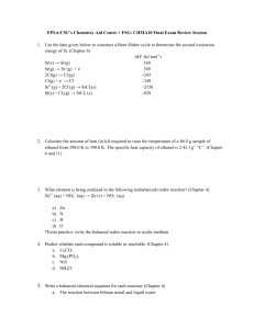 CHMA10 Final Exam Review Session - Fall 2023 (WORKSHEET) (1)