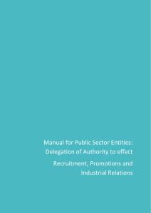 Manual for Public Sector Entities