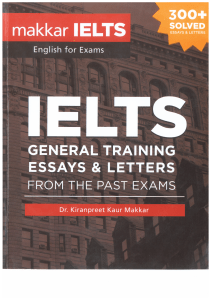 Makkar IELTS GT Letters and Essays