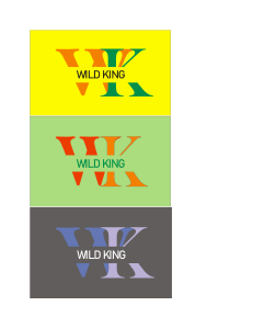 Próbki projektów logo WILD KING