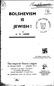 Leese Arnold - Bolshevism is Jewish