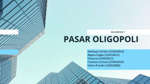 Pasar oligopoli