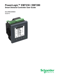 PowerLogicEM7230 EM7280-Smart-Demand-ControllerUserGuide