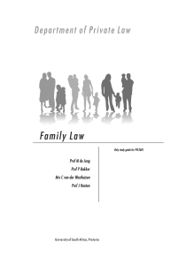 2012 eng study guide - family law