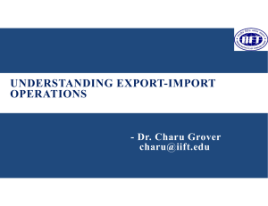 Understanding Export-Import Operations