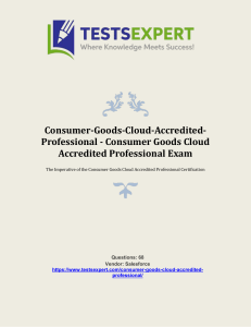 Get Free Consumer-Goods-Cloud-Accredited-Professional Study Material Questions Answers 