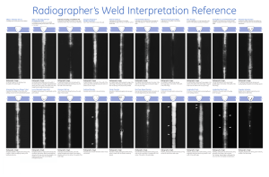 Radiographer's Weld Interpretation Reference