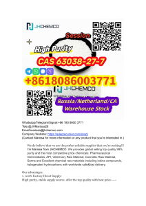 CAS 63038-27-7 L-tert-Leucine methyl ester hydrochloride Whatsapp+8618086003771