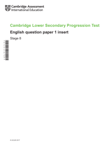 Cambridge-Lower-Secondary-Progression-test-english-question-paper-1
