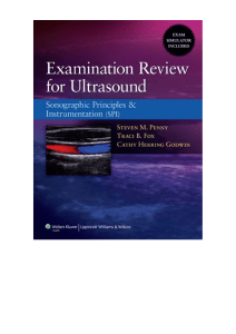 Examination Review for Ultrasound Sonographic Principles & Instrumentation
