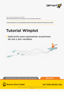 Tutorial Winplot - Aplicación para representar ecuaciones de una y dos variables