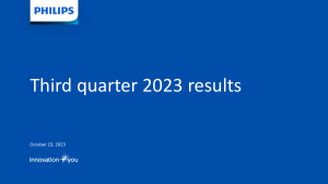philips-third-quarter-results-2023-presentation
