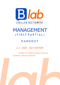 BLab Management P1