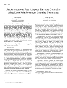 2-An Autonomous Free Airspace En-route Controller using Deep Reinforcement Learning Techniques-Papers with code-图卷积强化学习冲突规避重点参考