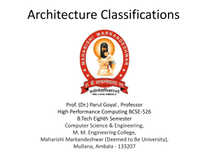 008. Architecture Classifications