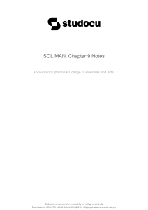 solman-chapter-9-notes