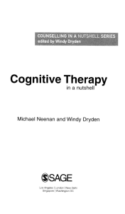 Cognitve Therapy