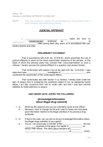 Sample Format of Judicial Affidavit (English) (1)