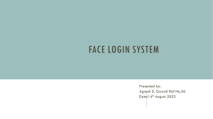 Facial login System