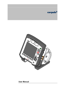 GS Corpuls3 Defibrillator - User manual
