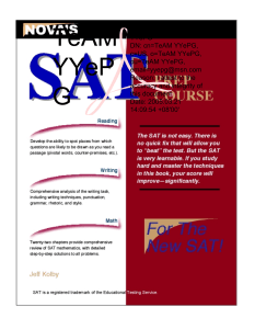 Nova's-SAT-Prep-Course