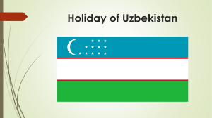 Holidays Uzbekistan 