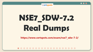 Fortinet NSE7 SDW-7.2 Dumps & Exam Questions 2023