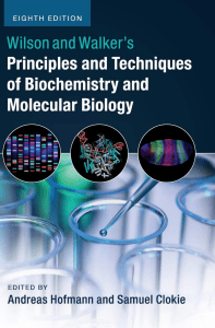 Biochemistry & Molecular Biology: Principles & Techniques