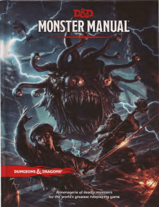 5e Monsters Manual