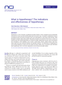 What is hippotherapy? The indications and effectiveness of hippotherapy