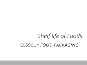 Student CL5901 ~ Week 5 Shelf Life of Foods  - Copy